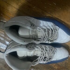 Jordan White and Navy Sneakers